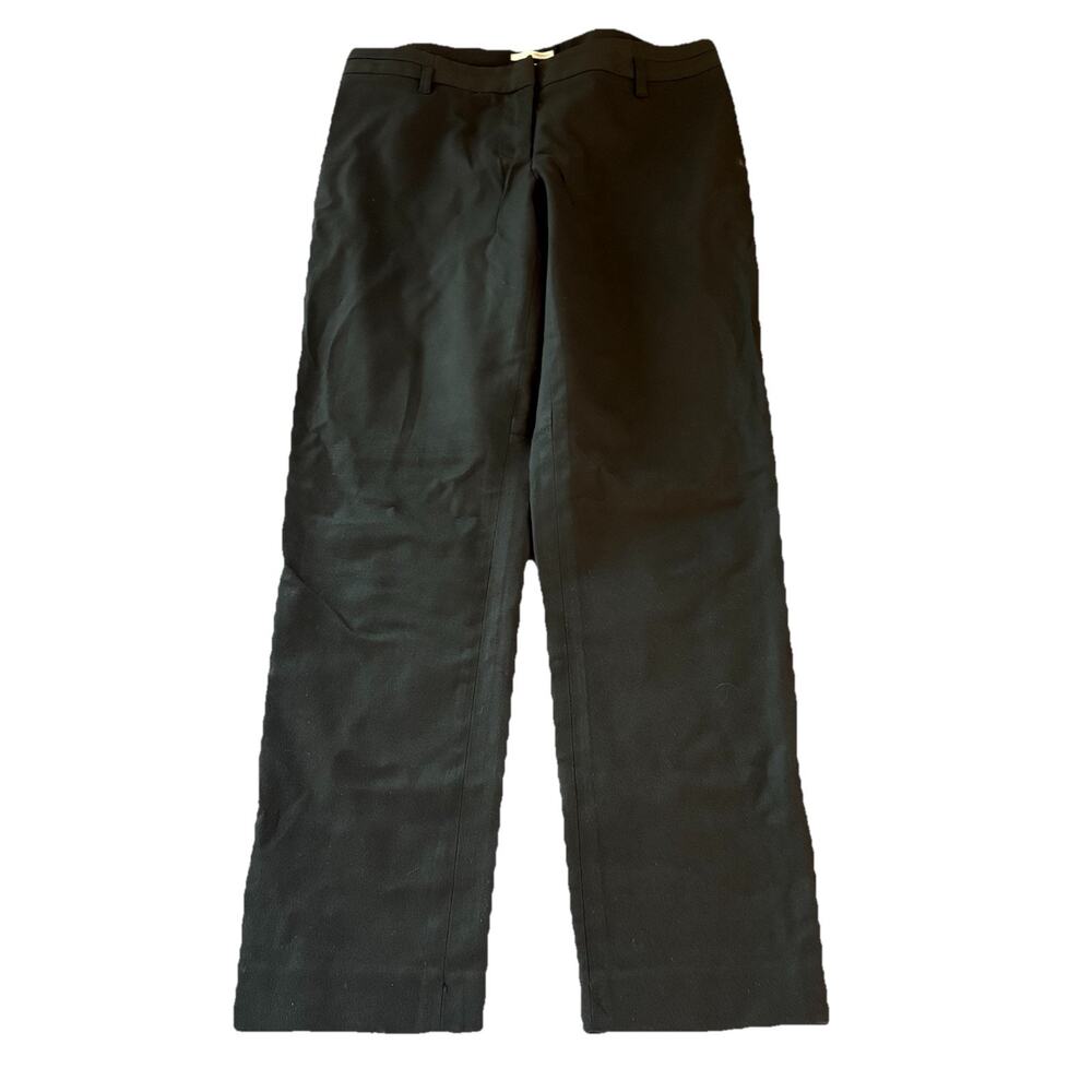 Halogen Black Quinn Fit Women’s Ankle Pant Tag Size 6 Fits 8 Flat Front Mid Rise